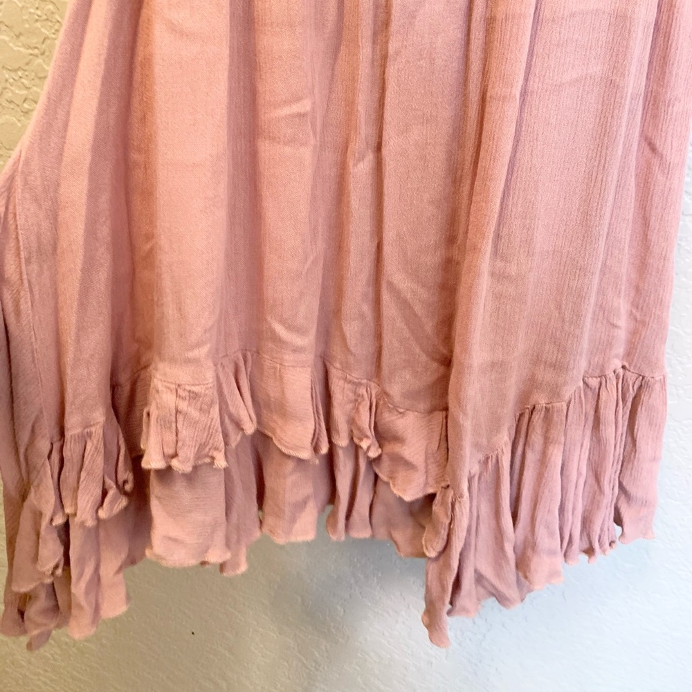 NWT Free People Adella Slip Dress Women's Size Small/SP Rose Pink Lace - Picture 7 of 11